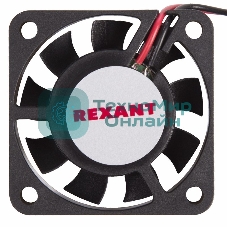 Вентилятор для корпуса Rexant RX 4010MS 24VDC черный, 40 мм, 4800 об/мин, 20 дБ, 2 pin