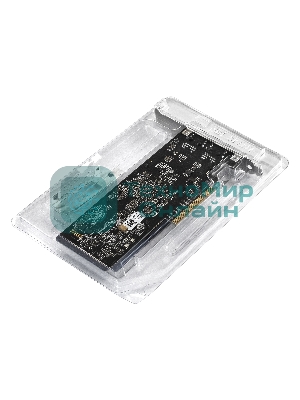 Сетевой адаптер ExeGate EXE-X550-T2 (PCI-E x8 v3.0, порты 2xRJ45 (медные), 10Gb/s (10/5/2.5/1Gb/s, 100Mb/s), Server NIC Intel Chipset X550)