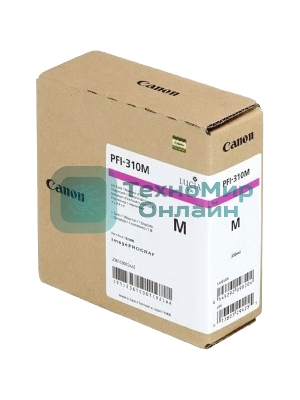 Картридж струйный Canon PFI-310 M 2361C001 пурпурный для Canon TX-2000/TX-3000/TX-4000