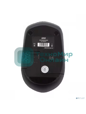 Мышь беспроводная HIPER HOMW-091 черный, 1600 dpi, радиоканал, USB, кнопки - 4