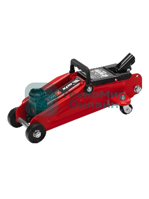 Домкрат гидравлический подкатной MTX 2 т, 140-340 мм, в пласт. кейсе