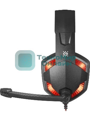 Гарнитура Defender WARHEAD G-370 черный/красный