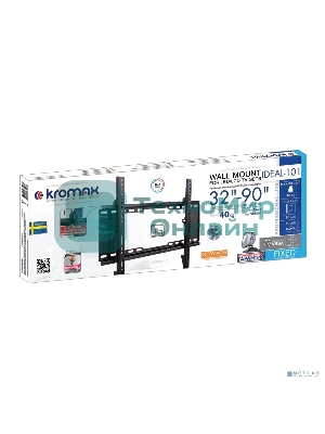 Кронштейн для телевизора Kromax IDEAL-101 черный 32