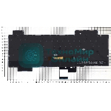 Клавиатура для ноутбука Asus ROG GL704 черная с подсветкой