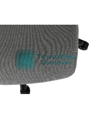 Кресло руководителя Бюрократ Sigma 1 серый, сетка/ткань, крестов. пластик