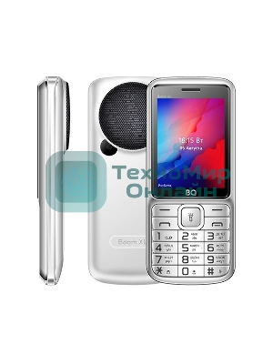 Мобильный телефон BQ 2810 BOOM XL серебристый