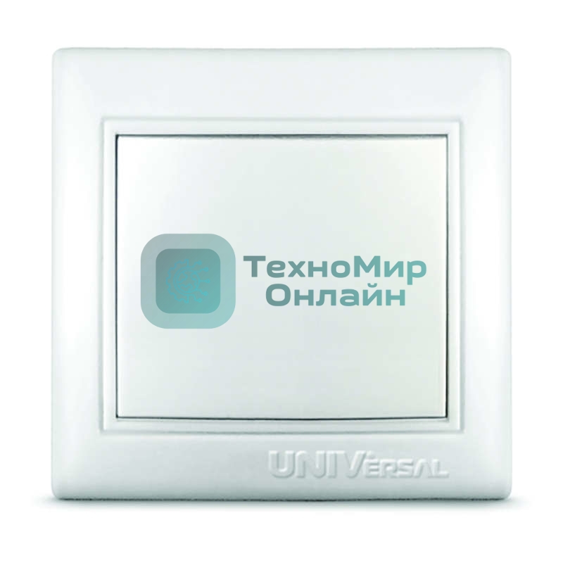 Выключатель 1-кл. СП Севиль 10А IP20 белый Universal С0021