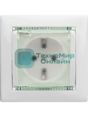 Розетка Legrand Valena 774220 влагозащищенная IP44 с заземлением с крышкой и защитными шторками (белая)