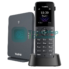 Телефон DECT-трубка Yealink W73P DECT (база W70B+трубка W73H) до 10 SIP-аккаунтов, до 10 трубок на базу, до 20 одноврем. Вызовов