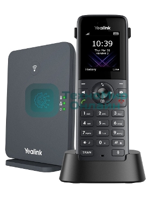 Телефон DECT-трубка Yealink W73P DECT (база W70B+трубка W73H) до 10 SIP-аккаунтов, до 10 трубок на базу, до 20 одноврем. Вызовов