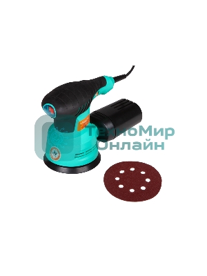 Эксцентриковая шлифовальная машина Sturm OS8135R Эксцентриковая шлифмашина Sturm, 350Вт, d 125мм, рег обор. 5000-12000об/мин, ПЫЛЕСБОР OS8135R