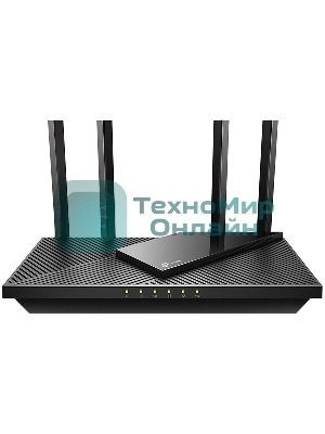 Роутер беспроводной TP-Link Archer AX55 AX3000 10/100/1000BASE-TX черный