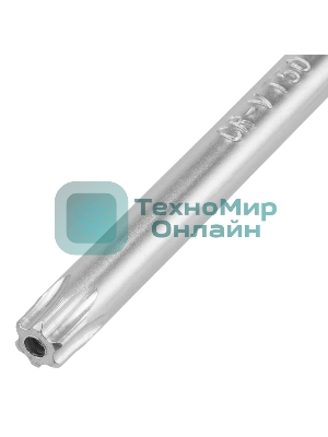 Набор ключей Matrix имбусовых HEX-TORX, 18 шт: HEX 1,5–10 мм, T10-T50, CrV, удлиненные, сатин.