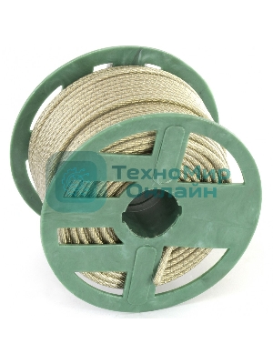 Трос металлополимерный Сибртех прозрачный ПР-5,0