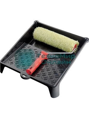 Набор Matrix: валик полиакрил для фасадных работ, 180мм, ворс 18мм, D36мм, кювета 260x320мм