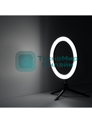 Светильник кольцевой Gauss 15W 800lm 3000-6500K 5V USB IP20 300x23мм черный дим пульт е LED