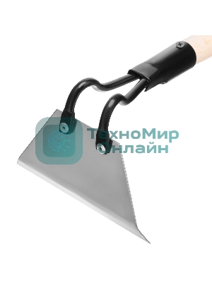 Мотыга Сибртех, нержавеющая сталь, 150х90х1300 мм, деревянный черенок