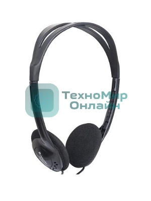Наушники проводные Defender Aura 101 черный, накладные, 2 x Jack 3.5 мм