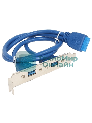 Кабель Gembird Планка в сист блок 2xUSB 3.0/20pin мат.платы