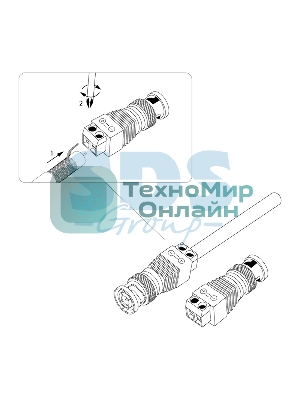 Разъем Rexant штекер BNC с клеммной колодкой
