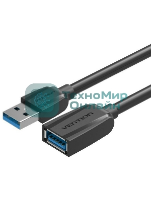 Кабель-удлинитель Vention USB 3.0 AM/AF - 3 м Black Edition