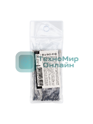 Сверло по металлу Kranz 4,0х75х43 мм HSS (10 шт. в упаковке) DIN 338