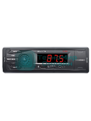 Автомагнитола Soundmax SM-CCR3179B, 1 DIN, Bluetooth, USB Type-A, AUX