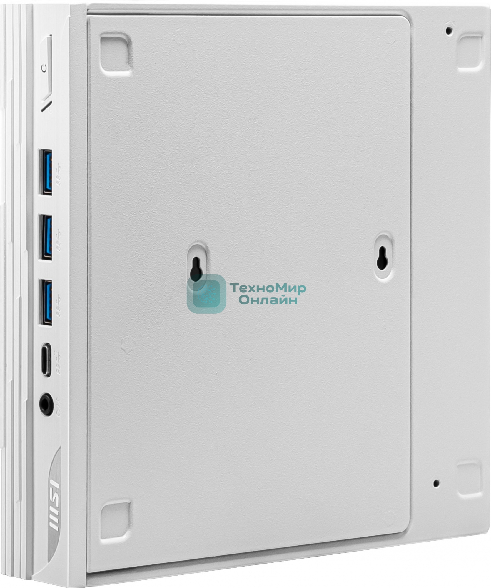 Мини ПК MSI Pro DP10 13M-025BRU i5 1340P (1.9) Iris Xe noOS 2.5xGbitEth WiFi BT 120W белый (936-B0A612-025)