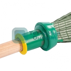 Метла Сибртех полипропиленовая 215 х 280 мм круглая, с черенком