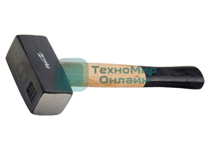 Кувалда Sparta 1000 г, кованая головка, деревянная двухцветная рукоятка