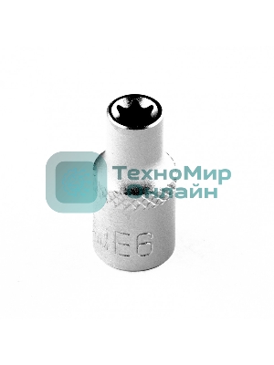 Головка торцевая Stels 1/4, Е6, CrV