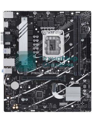 Материнская плата ASUS PRIME B760M-K, LGA 1700, Intel B760, 2xDDR5, 4xSATA, 2xM.2, 1xPCIe 4.0 x16, 2xPCIe x1, 1xHDMI, 1xVGA, 1x 2.5Gb LAN, 2xUSB-A 3.2 Gen 1, 2xUSB-A 2.0, 3x3.5 мм, 7.1, mATX
