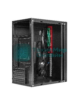 Компьютерный корпус Minitower ExeGate BAA-403U2-AA500 (mATX, БП AA500 с вент. 8см, 1*USB/2*USB 3.0, HD Audio, черный)
