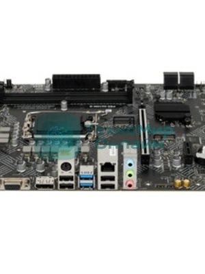 Материнская плата MSI PRO H610M-G WIFI, LGA 1700, Intel H610, 2xDDR4 (до 64 ГБ), 4xSATA, 1xM.2 (PCIe 3.0 x4), 1xPCIe 4.0 x16, 2xPCIe x1, 1xVGA, 1xHDMI, 1xDP, 1x1Gb LAN, Wi-Fi 5, Bluetooth 4.2, 4xUSB-A 5Gbps, 2xUSB-A 2.0, 1xPS/2, 3x3.5 мм, 7.1, чёрный, mATX