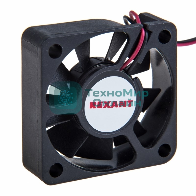 Вентилятор для корпуса Rexant RХ 4010MS 12VDC черный, 40 мм, 4800 об/мин, 20 дБ, 2 pin
