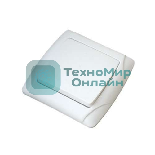 Выключатель 1-кл. СП Маргарита 10А IP20 белый Universal М0021