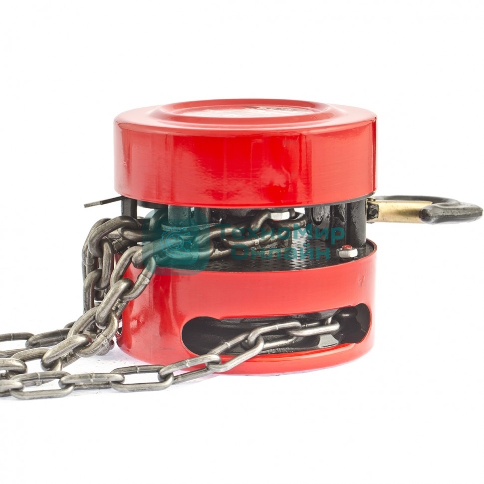 Таль цепная Matrix 0,5 т, h подъема 2,5 м, расстояние между крюками 240 мм