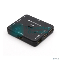 Переключатель HDMI KVM ORIENT HS21, на 2 устройства, порты HDM + 2xUSB (клавиатура+мышь), поддержка 4K@30Hz, кнопка переключения на корпусе, не требуется внешнее питание (31066)