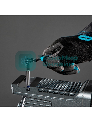 Набор бит Gross 11625 и головок торцевых 1/4'' карданный ключ трещотка адаптер s2 37 шт.