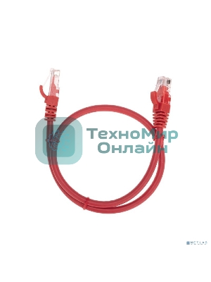 Патч-корд U/UTP Rexant cat.6, RJ45-RJ45, неэкранированный, 26AWG, LSZH, красный, 0.5 м