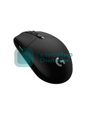 Мышь беспроводная Logitech G304 Lightspeed черный, 12000 dpi, радиоканал, USB, кнопки - 6