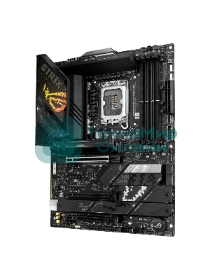 Материнская плата ASUS ROG STRIX Z890-H GAMING WIFI, LGA1851, Intel Z890, 4xDDR5, 4xSATA, 4xM.2, 1xPCIe 5.0 x16, 2xPCIe 4.0 x16, 1xDP, 1xHDMI, 1x5Gb LAN, Wi-Fi 7, 2xUSB 2.0, 4xUSB 3.2 Gen 1, 4xUSB 3.2 Gen 2, 2xUSB 3.2 Gen 2x2, 1xUSB-C, 1xS/PDIF, 2x3.5 мм, 7.1, ATX