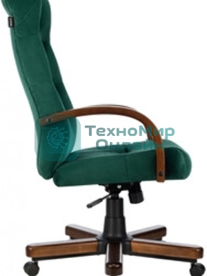 Кресло Бюрократ T-9928WALNUT Fabric Italia Green зеленый, ткань