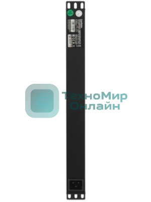 Блок розеток горизонтальный ExeGate ServerPro PDU-19H907 Al-9S-C20, 19
