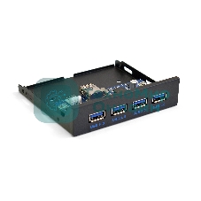 Планка USB на переднюю панель ExeGate U3H-625, 3,5