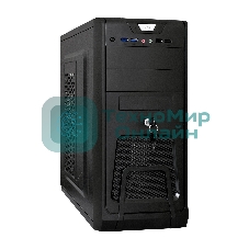 Компьютерный корпус Miditower ExeGate EX283216RUS CP-603UB-CP400 (ATX, БП CP400 с вент. 8см, 2*USB+2*USB 3.0, аудио, блокировка, черный)