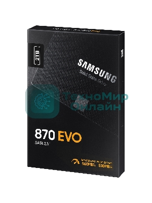 Накопитель SSD Samsung 870 EVO, 2Tb, SATA III, 2.5