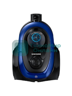 Пылесос Samsung VC18M2110SB/EV синий/черный, 380/1800 Вт, уборка сухой, пылесборник контейнер 1.5 л
