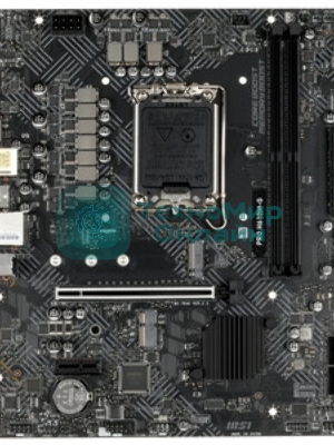 Материнская плата MSI PRO H610M-G WIFI, LGA 1700, Intel H610, 2xDDR4 (до 64 ГБ), 4xSATA, 1xM.2 (PCIe 3.0 x4), 1xPCIe 4.0 x16, 2xPCIe x1, 1xVGA, 1xHDMI, 1xDP, 1x1Gb LAN, Wi-Fi 5, Bluetooth 4.2, 4xUSB-A 5Gbps, 2xUSB-A 2.0, 1xPS/2, 3x3.5 мм, 7.1, чёрный, mATX