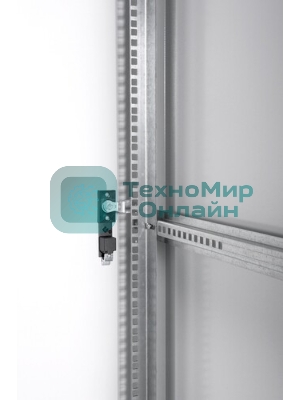 Шкаф телекоммуникационный напольный ЭКОНОМ 24U (600 × 600) дверь стекло, дверь металл